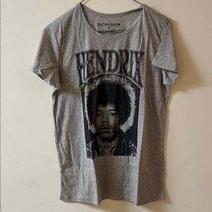 NWOT Hendrix Graphic Gray T-Shirt